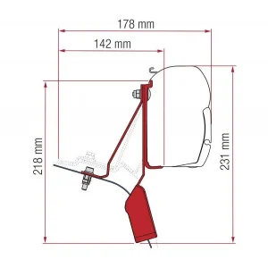 Soportes toldo Fiamma F45s Nugget Westfalia
