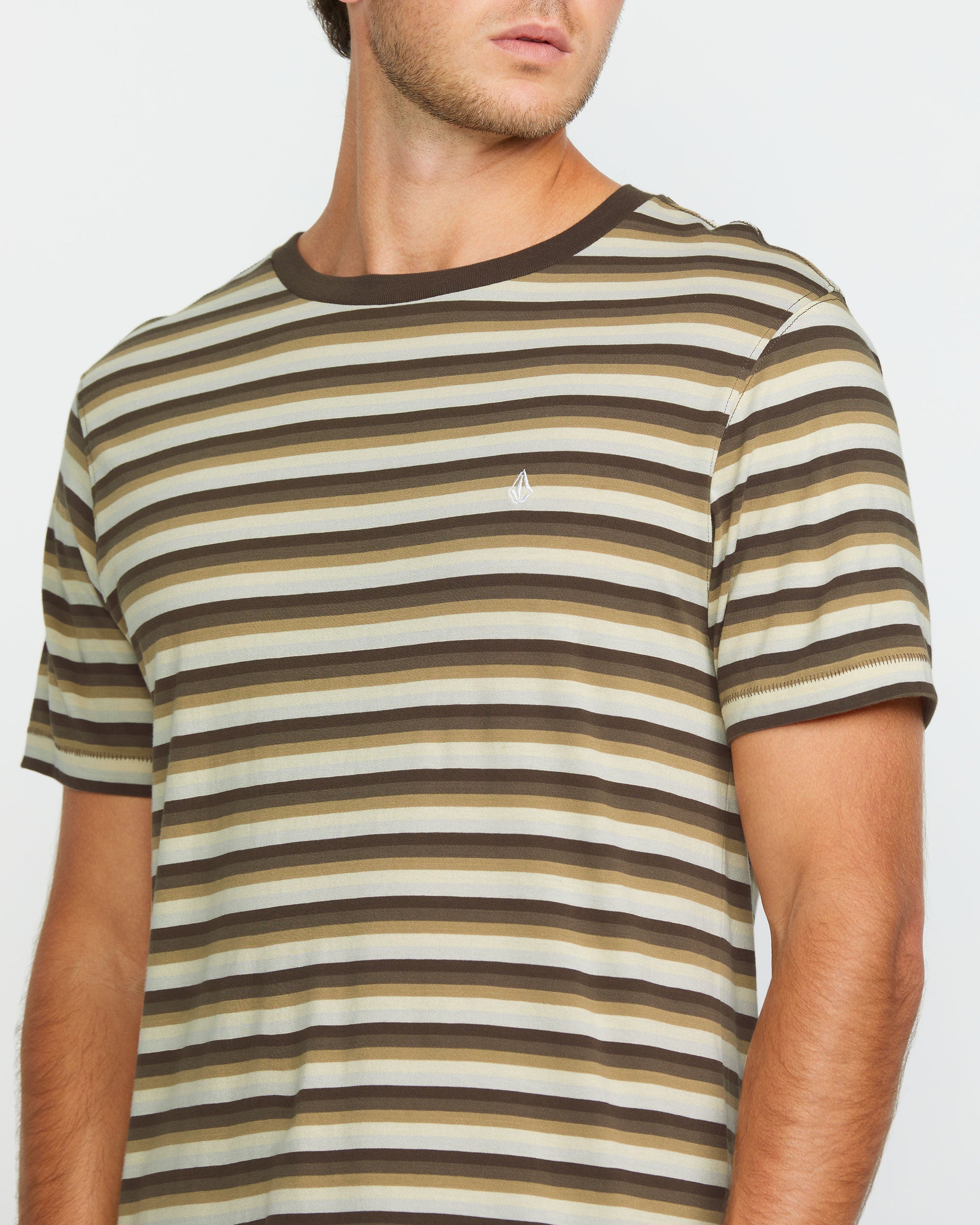 VOLCOM LEVEL STONE CREW SS | CAMISETA DE RAYAS - Imagen 6