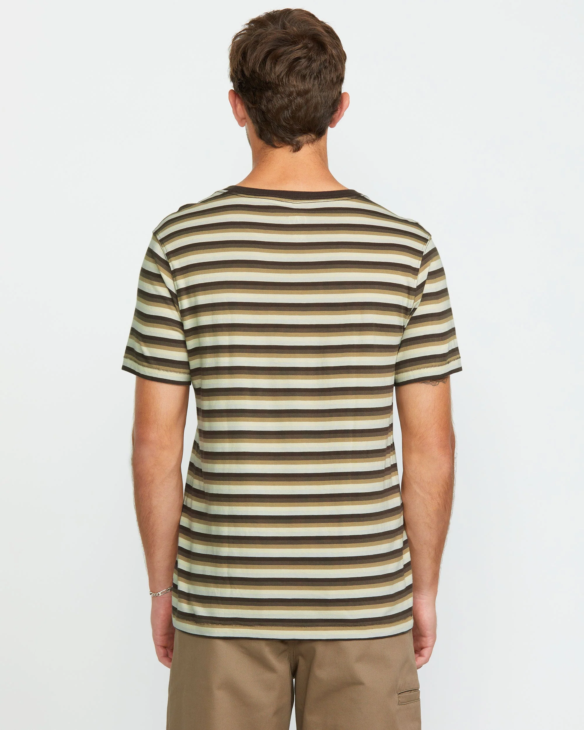 VOLCOM LEVEL STONE CREW SS | CAMISETA DE RAYAS - Imagen 4