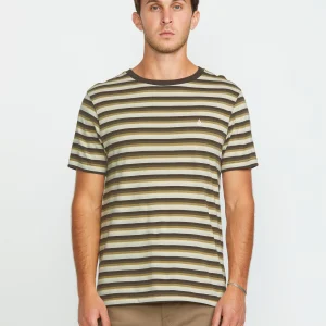 VOLCOM LEVEL STONE CREW SS | CAMISETA DE RAYAS