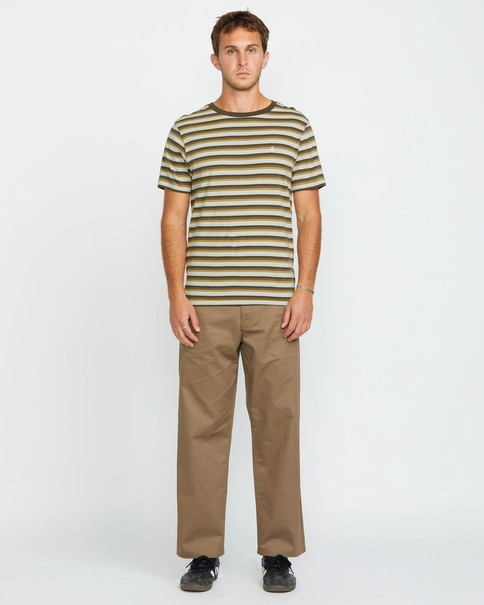 VOLCOM LEVEL STONE CREW SS | CAMISETA DE RAYAS - Imagen 7