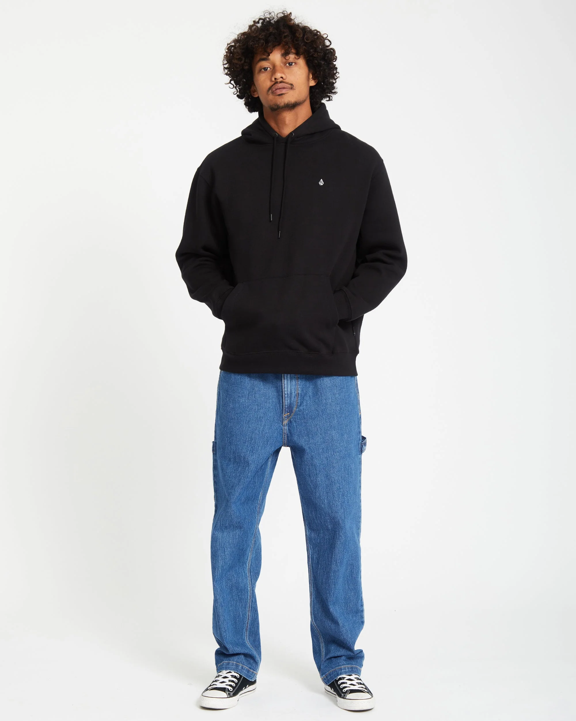 VOLCOM SINGLE STONE TW CREW | SUDADERA CON CAPUCHA TEJIDO RECICLADO - Imagen 8