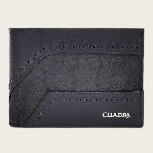 Cartera en piel genuina de elefante para caballero
