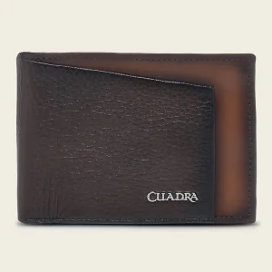 Cartera para caballero en piel genuina de venado