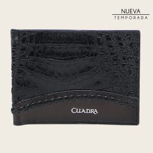 Cartera en piel genuina de fuscus para caballero