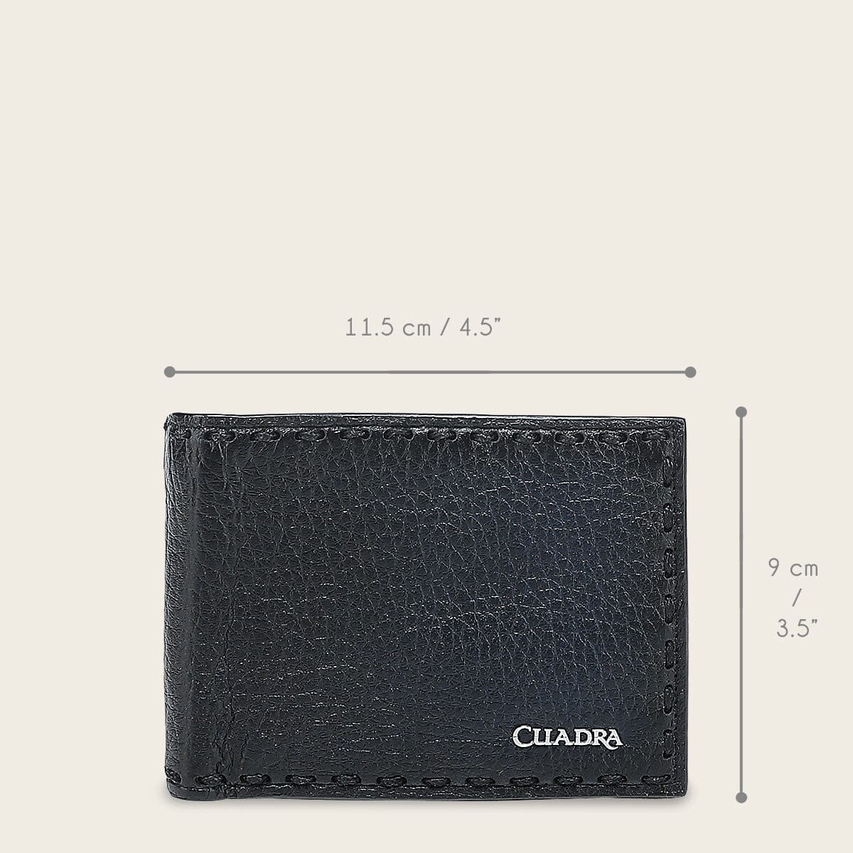 Cartera en piel genuina de venado para caballero - Imagen 7