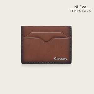 Tarjetero en piel genuina para caballero
