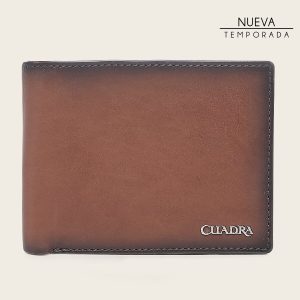 Cartera en piel genuina para caballero