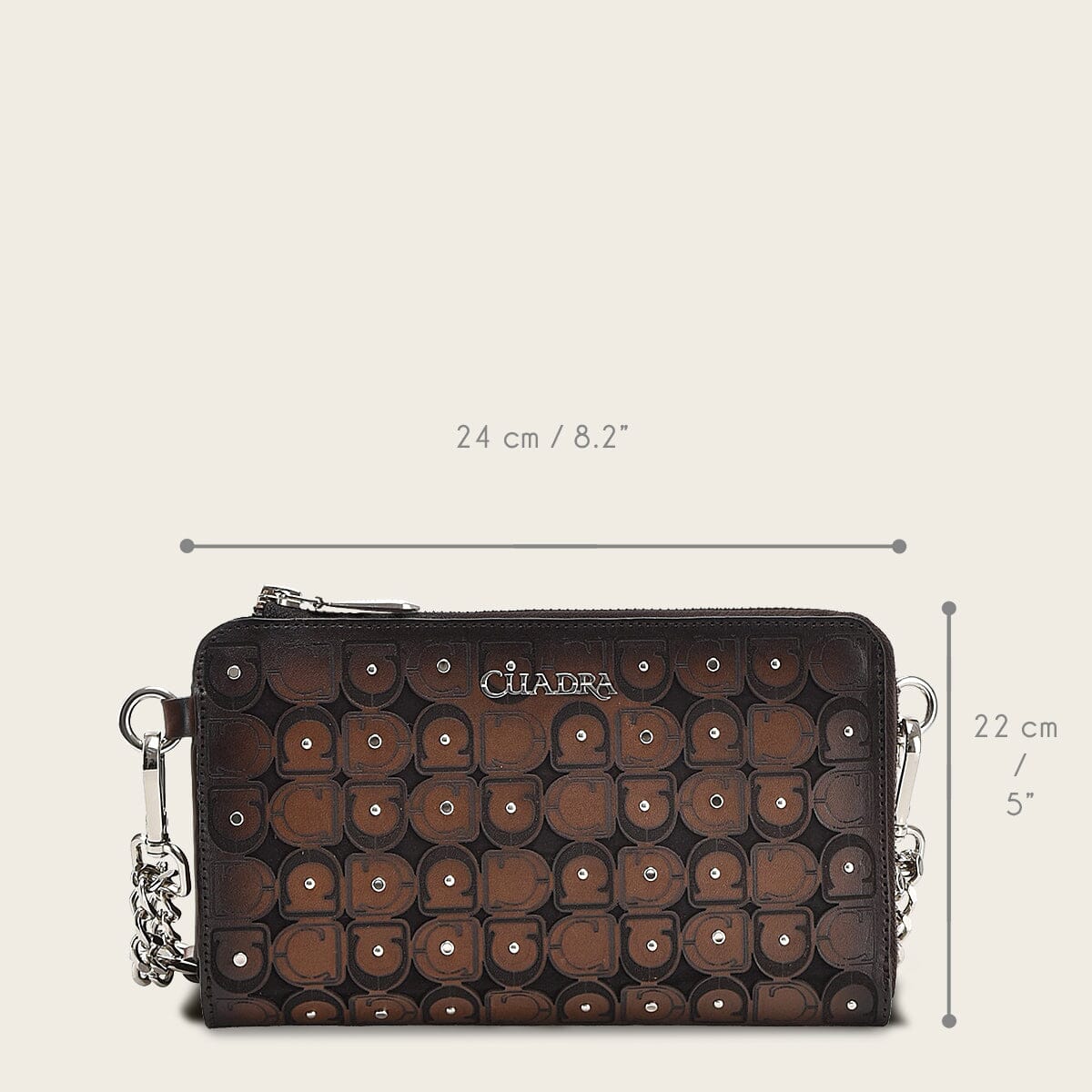 Cartera en piel genuina para dama - Imagen 7