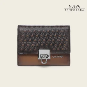 Billetera en piel genuina para dama