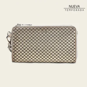 Cartera en piel genuina para dama