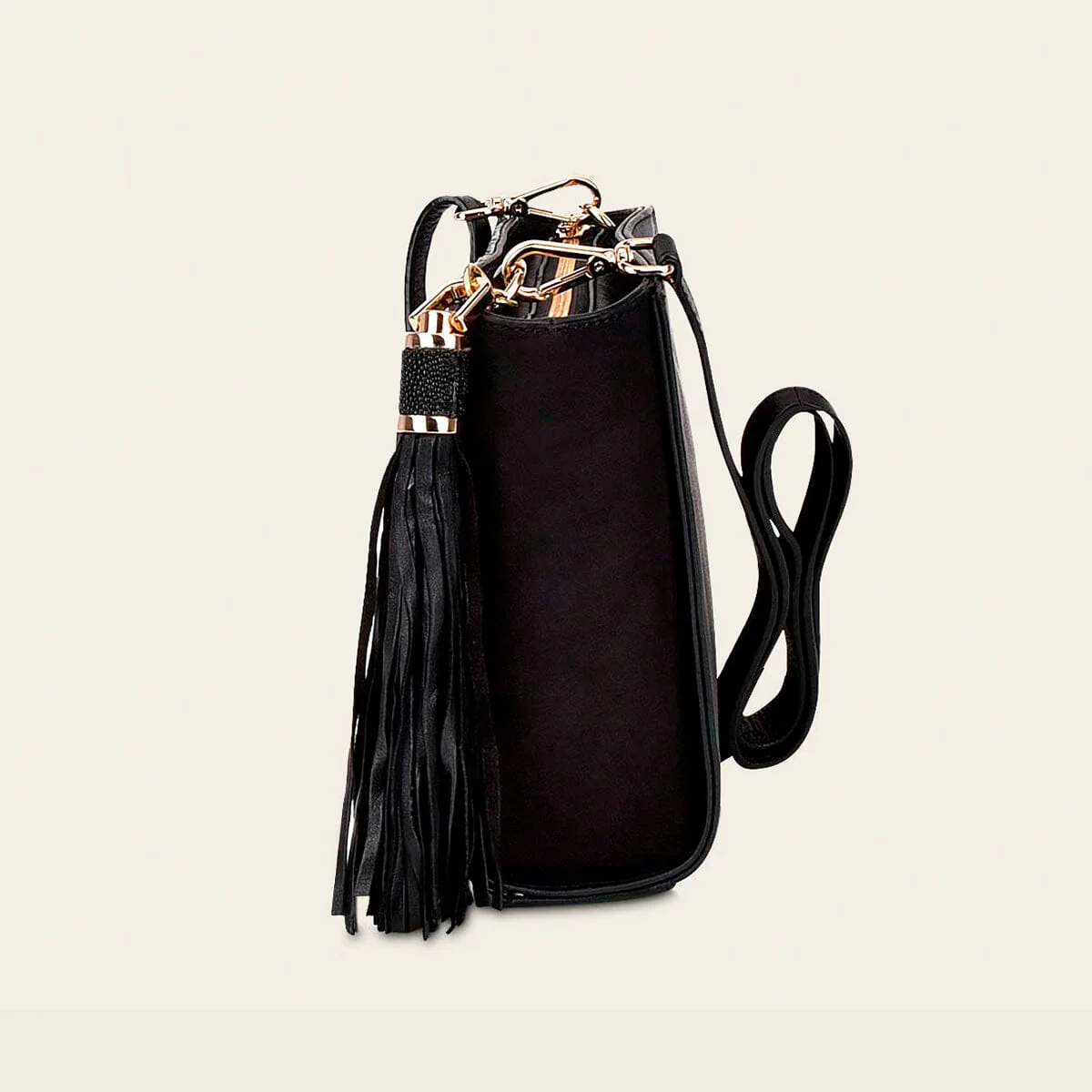 Crossbody en piel genuina de mantarraya para dama - Imagen 6