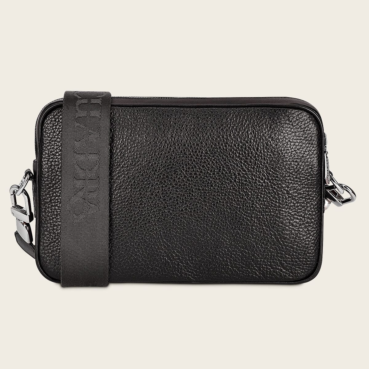 Bandolera en piel genuina de fuscus para caballero - Imagen 5