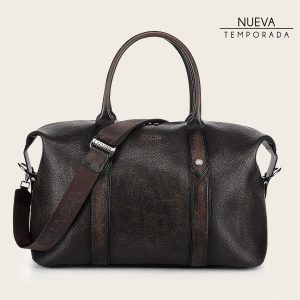 Maleta en piel genuina de ovino para caballero