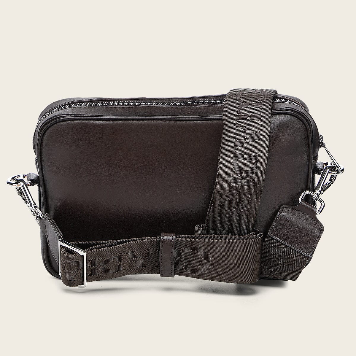 Bandolera en piel genuina de alligator para caballero - Imagen 6