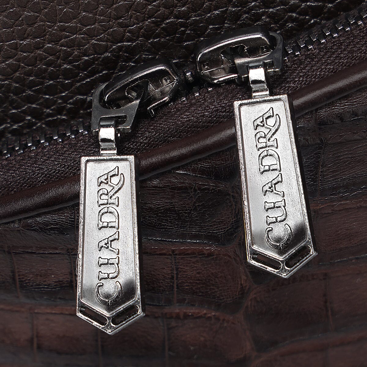 Bandolera en piel genuina de fuscus para caballero - Imagen 3