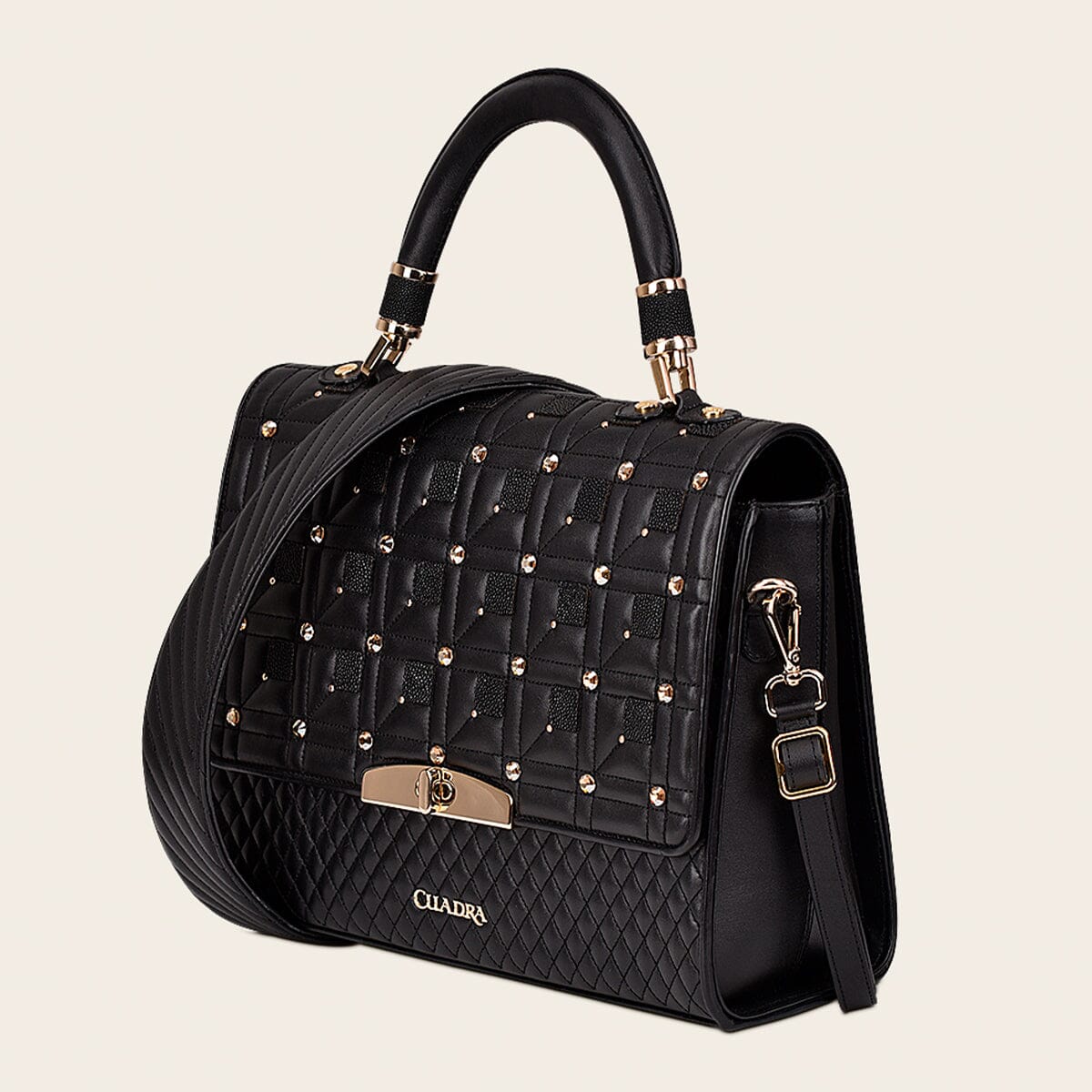 Bolso con piel de mantarraya y cristales - Imagen 6