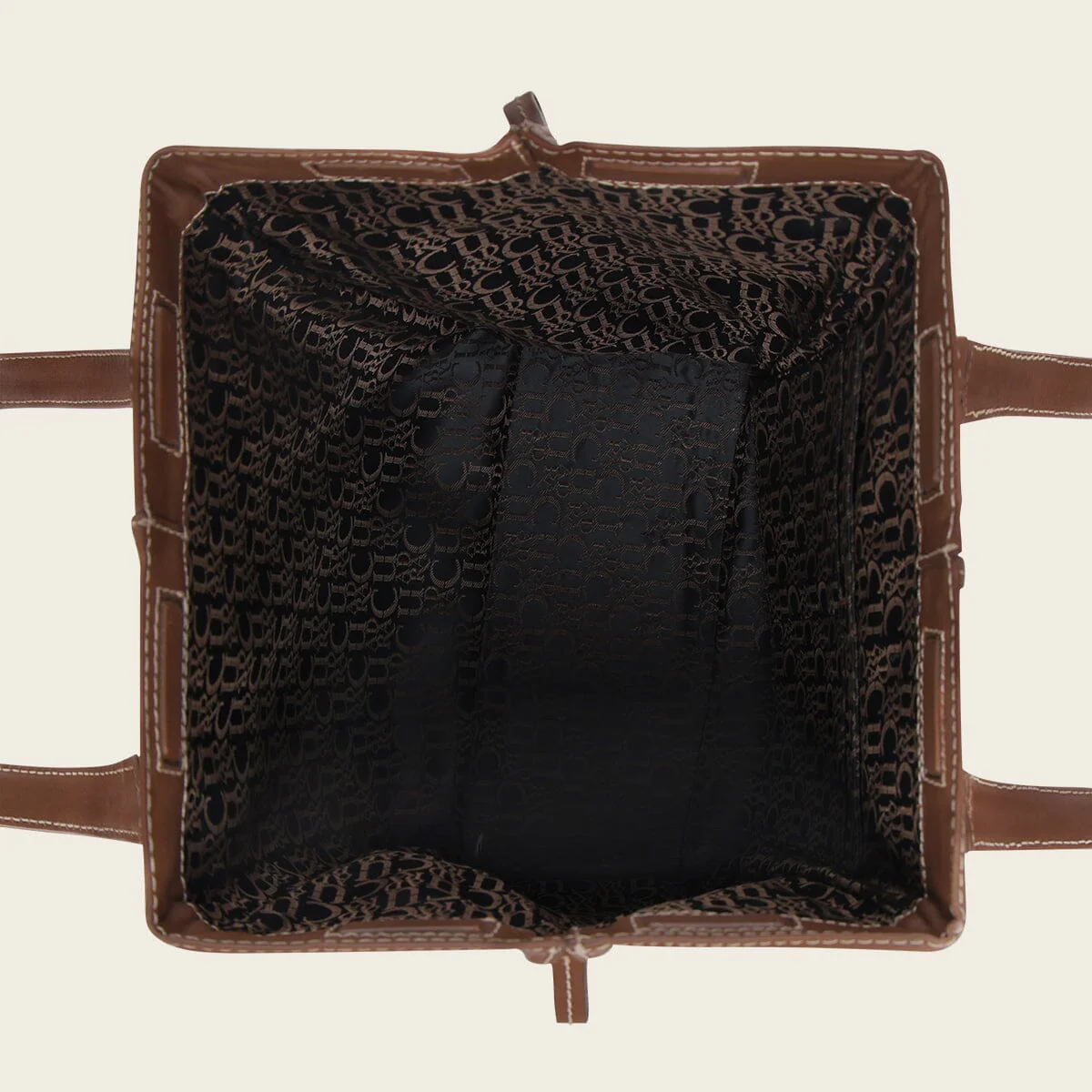 Bolso tote en piel genuina de pitón para dama - Imagen 9