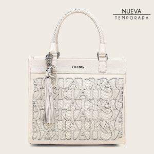 Bolso tote en piel genuina para dama