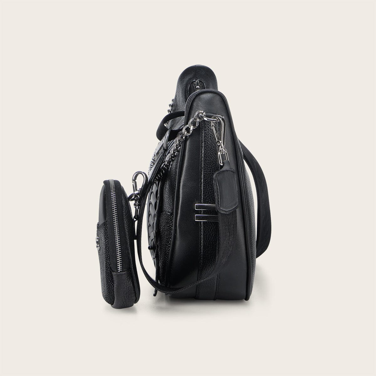 Crossbody en piel genuina de mantarraya para dama - Imagen 5