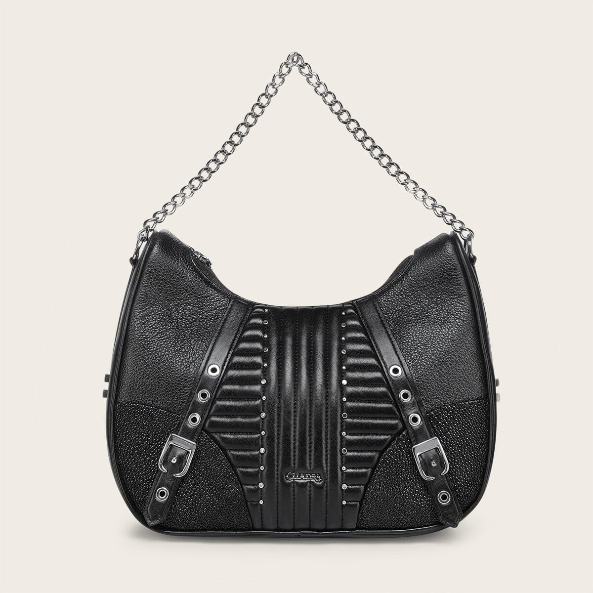 Crossbody en piel genuina de mantarraya para dama - Imagen 6