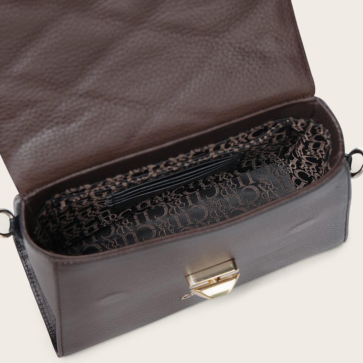 Bolso de mano en piel genuina de mantarraya para dama - Imagen 5