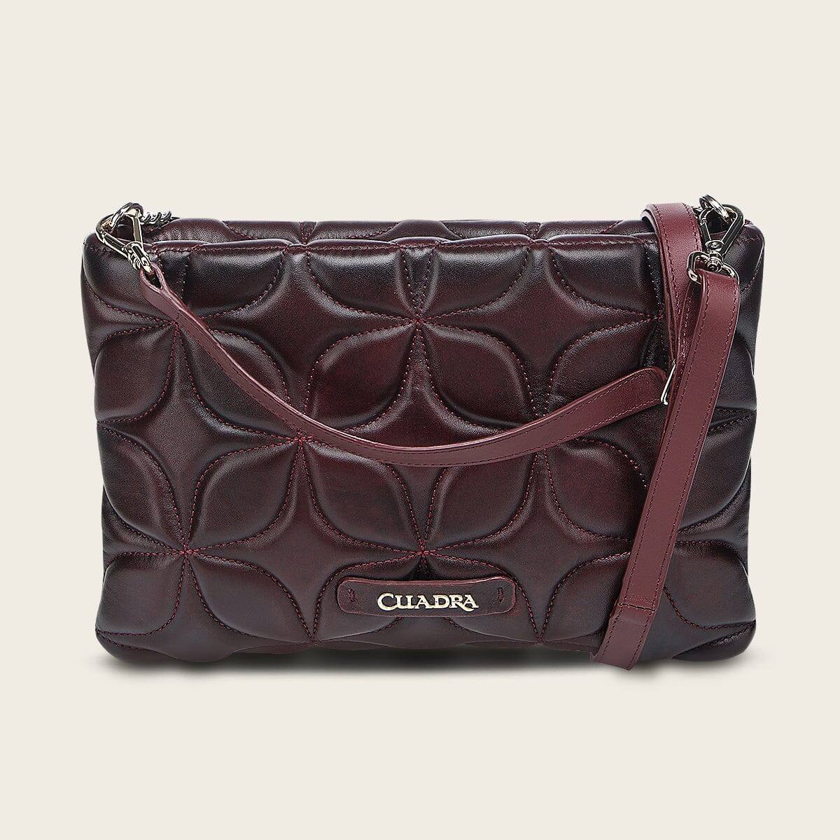 Bolso de hombro en piel genuina de pitón para dama - Imagen 7