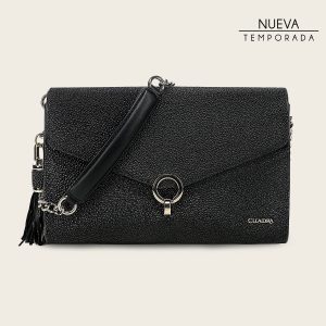 Bolso clutch en piel genuina de mantarraya para dama