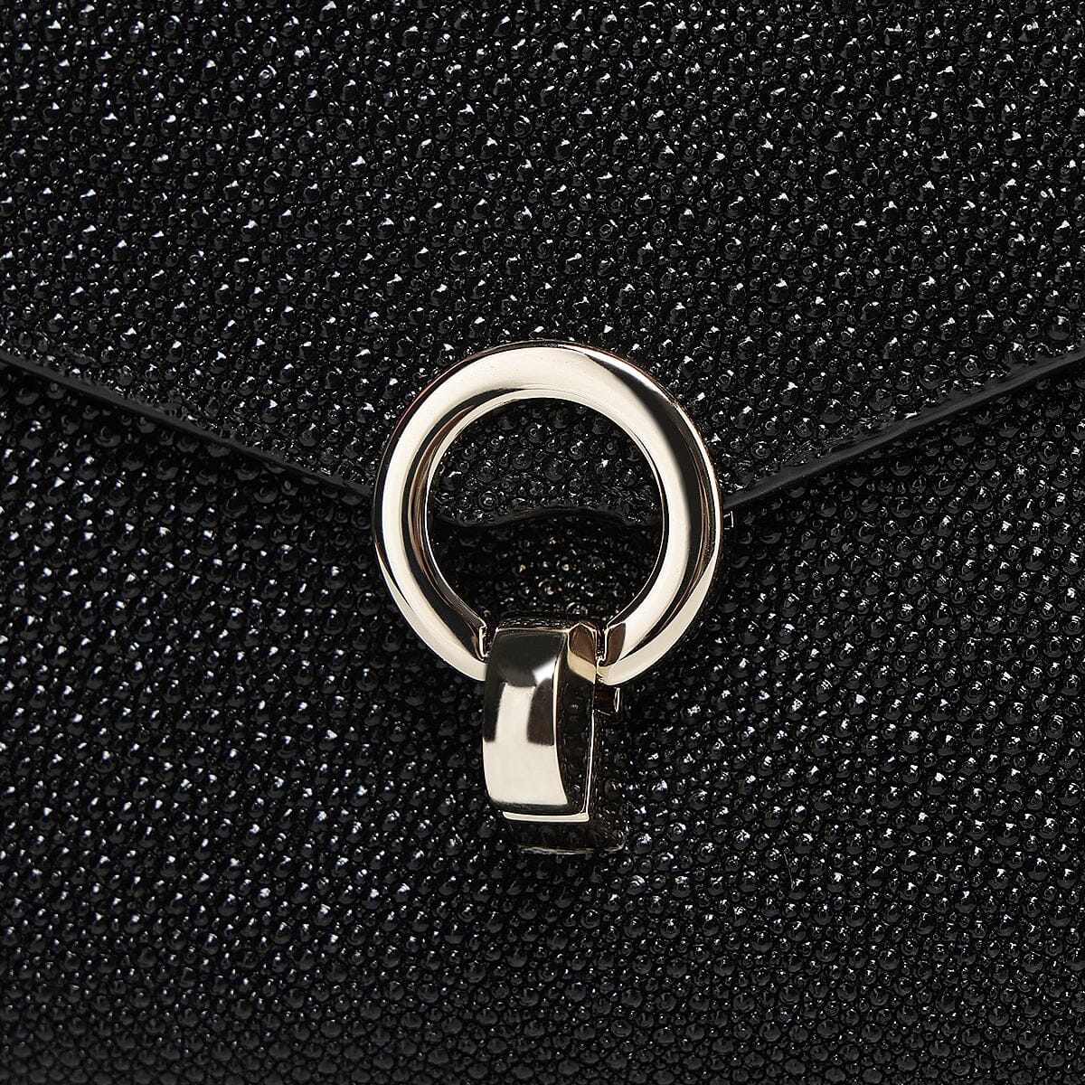 Bolso clutch en piel genuina de mantarraya para dama - Imagen 3