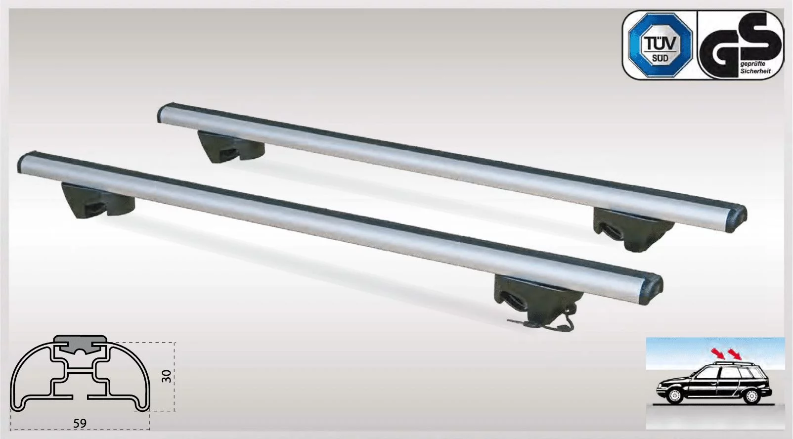 Barras y soportes Baca