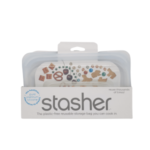 Bolsa de silicona platino reutilizable pequeña