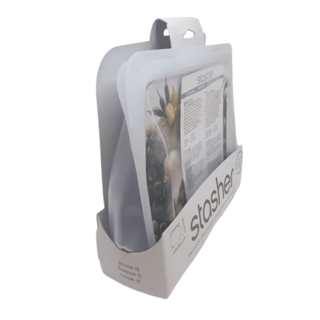 Bolsa de silicona platino reutilizable Stand Up – Stasher - Imagen 3