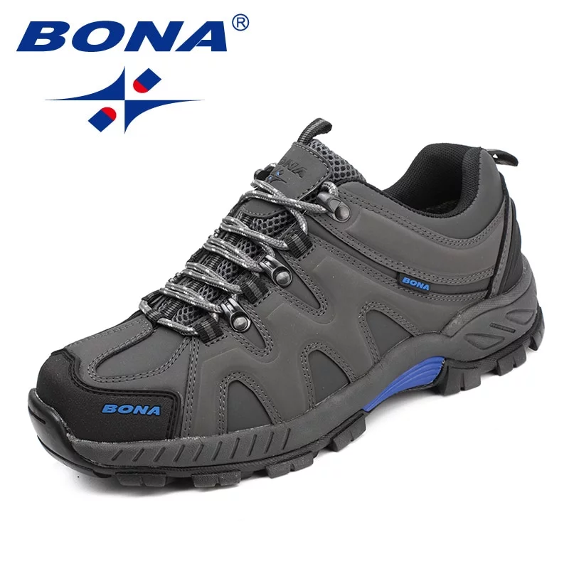 Bona Zapatos de Senderismo, Zapatillas Deportivas con Cordones, Estilo Clásico, Calzado para Correr al Aire Libre y Excursiones, Adecuado para Hombre, Novedad, Envío Rápido y Gratis - Imagen 3