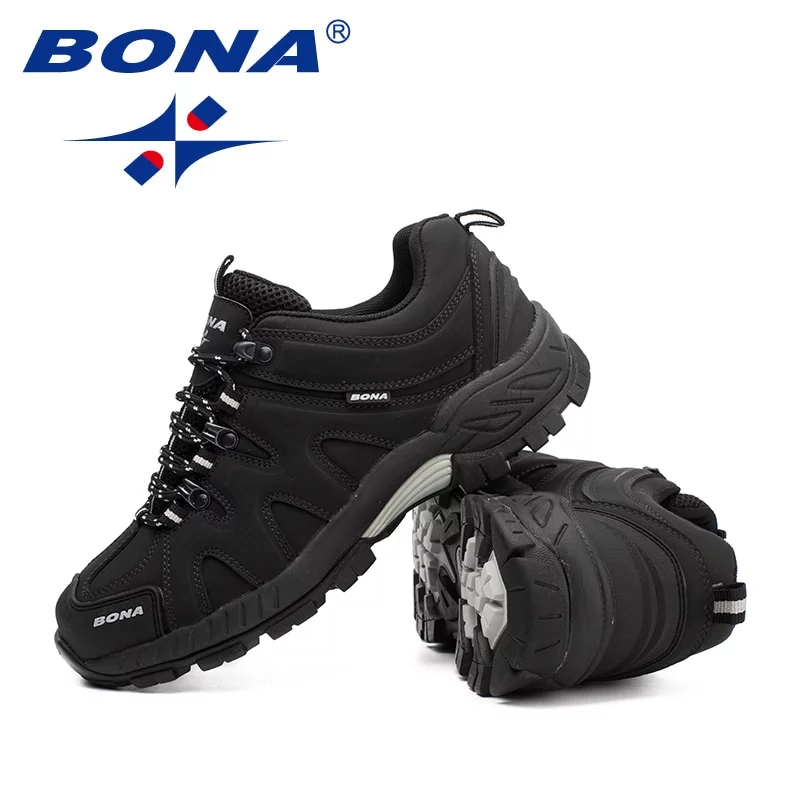 Bona Zapatos de Senderismo, Zapatillas Deportivas con Cordones, Estilo Clásico, Calzado para Correr al Aire Libre y Excursiones, Adecuado para Hombre, Novedad, Envío Rápido y Gratis - Imagen 6