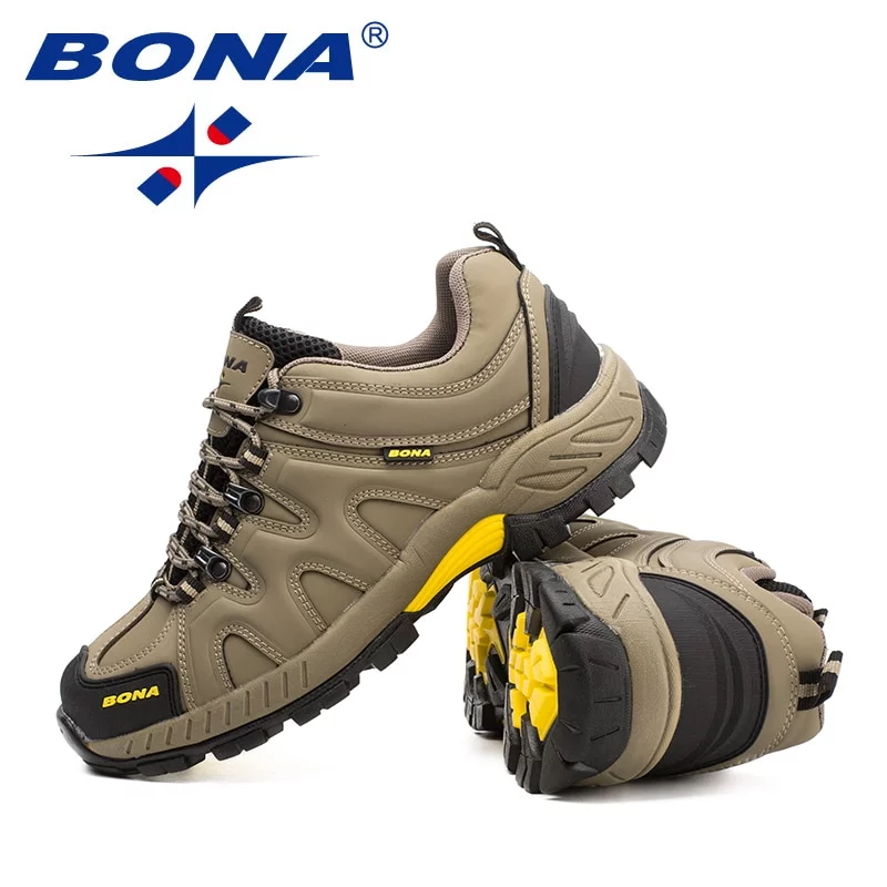 Bona Zapatos de Senderismo, Zapatillas Deportivas con Cordones, Estilo Clásico, Calzado para Correr al Aire Libre y Excursiones, Adecuado para Hombre, Novedad, Envío Rápido y Gratis - Imagen 7