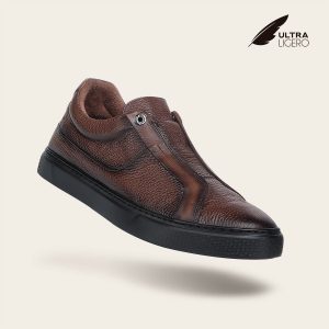 Tenis en piel genuina de venado para caballero