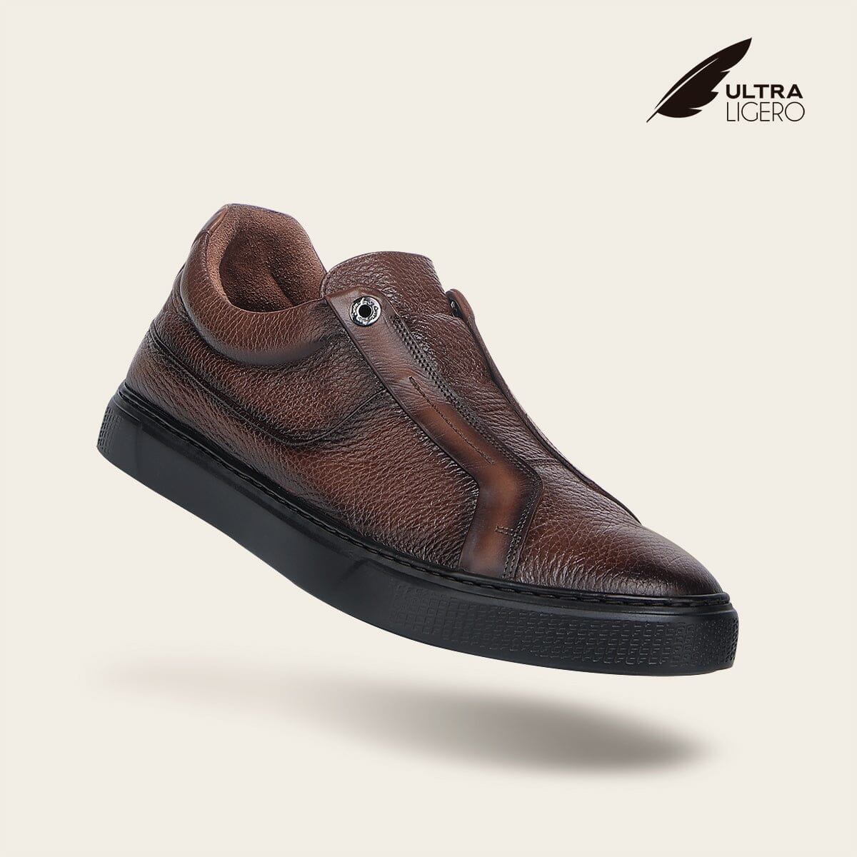 Tenis en piel genuina de venado para caballero - Imagen 2