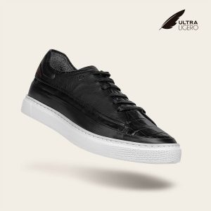 Tenis derby en piel genuina de niloticus para caballero