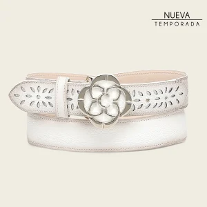 Cinturón en piel genuina para dama