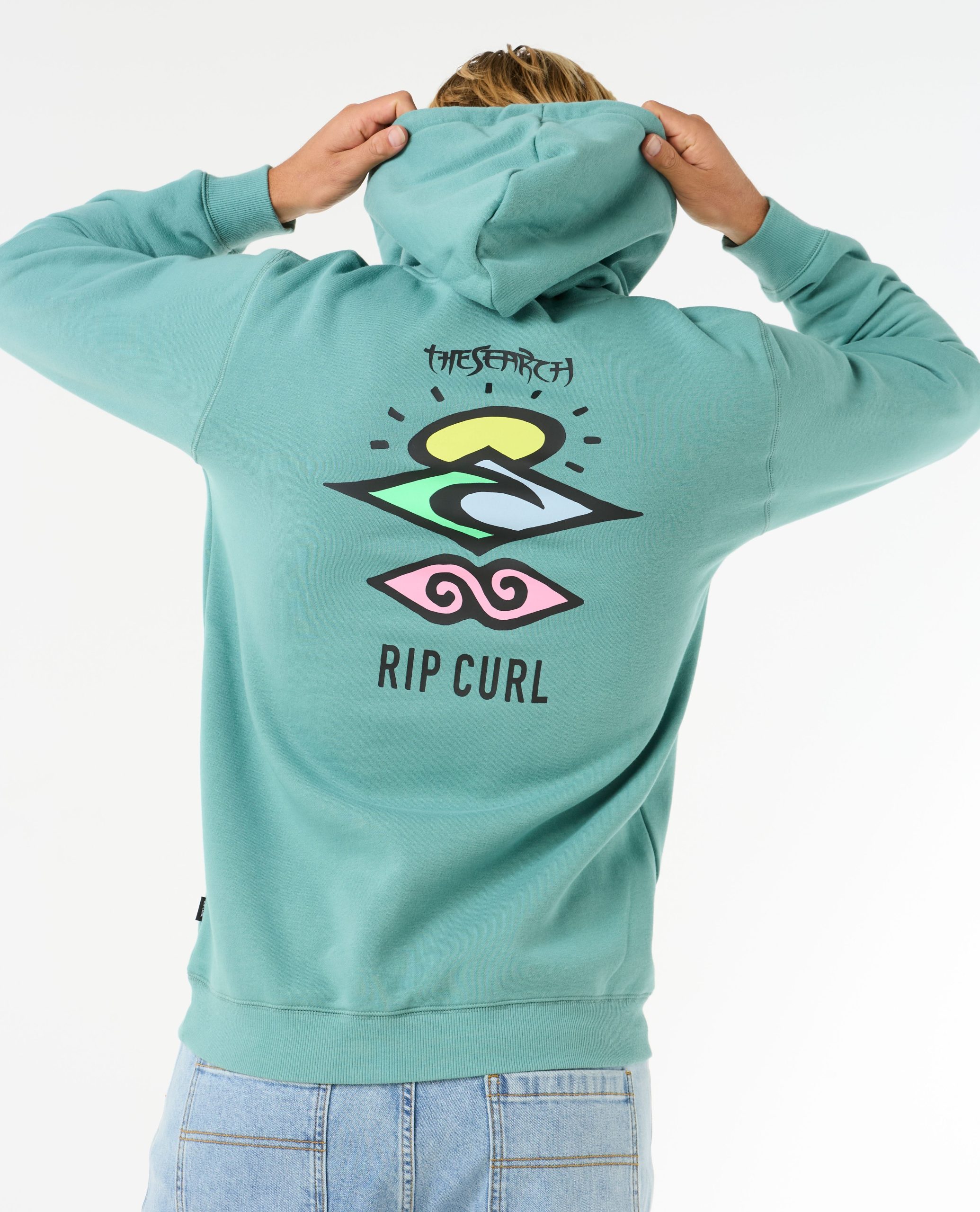 RIP CURL SEARCH ICON HOOD | SUDADERA CON CAPUCHA ORGÁNICA - Imagen 2