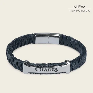 Pulsera para caballero en piel genuina de lizard