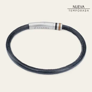 Pulsera en piel genuina de lizard para caballero