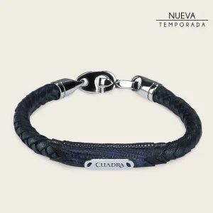 Pulsera para caballero en piel genuina de lizard