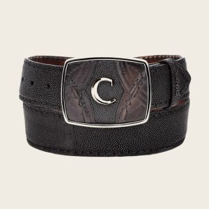 Cinturón de piel de mantarraya