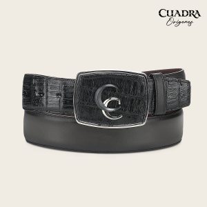 Cinturón vaquero Orígenes en piel genuina de fuscus para caballero