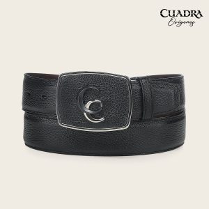 Cinturón vaquero Orígenes en piel genuina de venado italiano para caballero