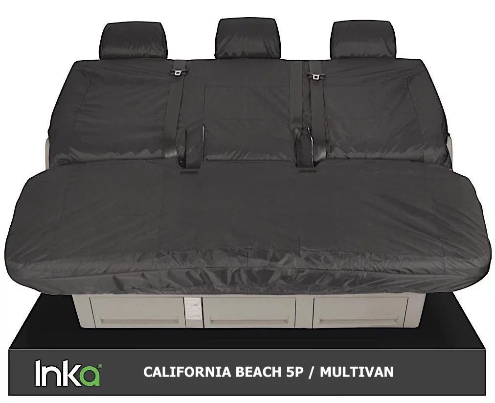 Fundas Impermeables Asientos VW T5/6/6.1 Multivan/Cali Beach A3. - Imagen 5