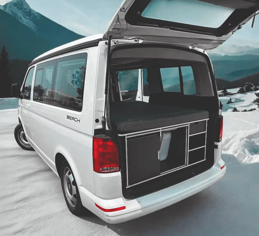 Kit mueble camper completo + colchón visco VW Multivan/Beach T5/6/6.1 - Imagen 9