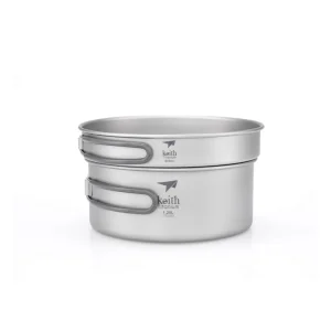 Juego de sartén y cazo de titanio – Keith