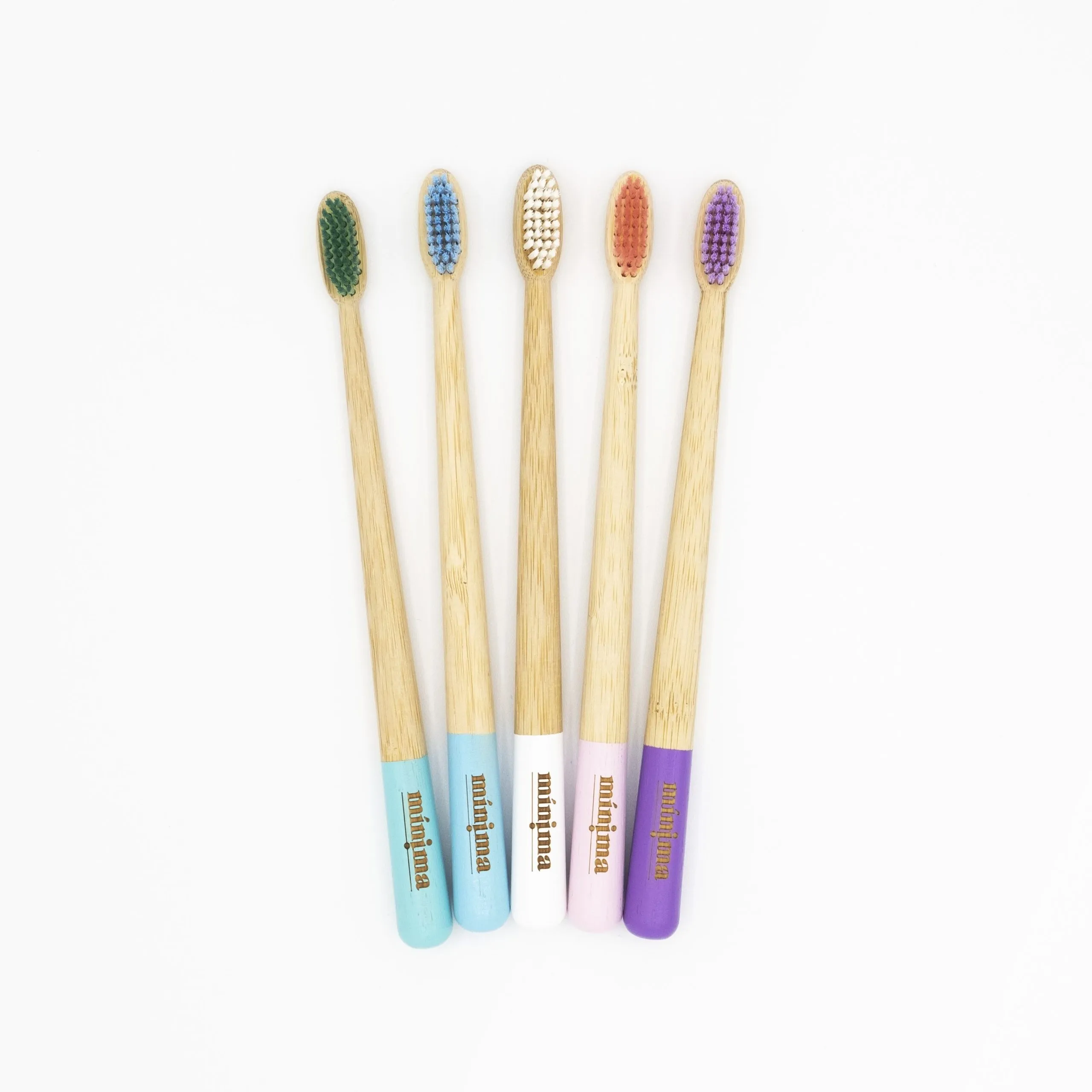 Cepillo de dientes ecológico de bambú medio – Azul - Imagen 4